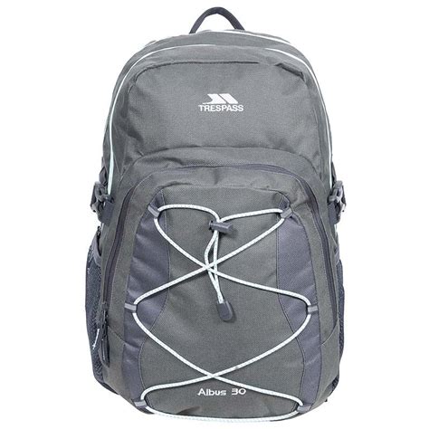 trespass albus 30l backpack grey.